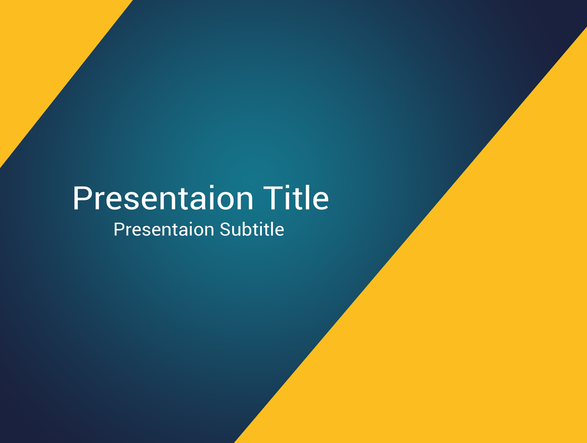 powerpoint presentation cover page template